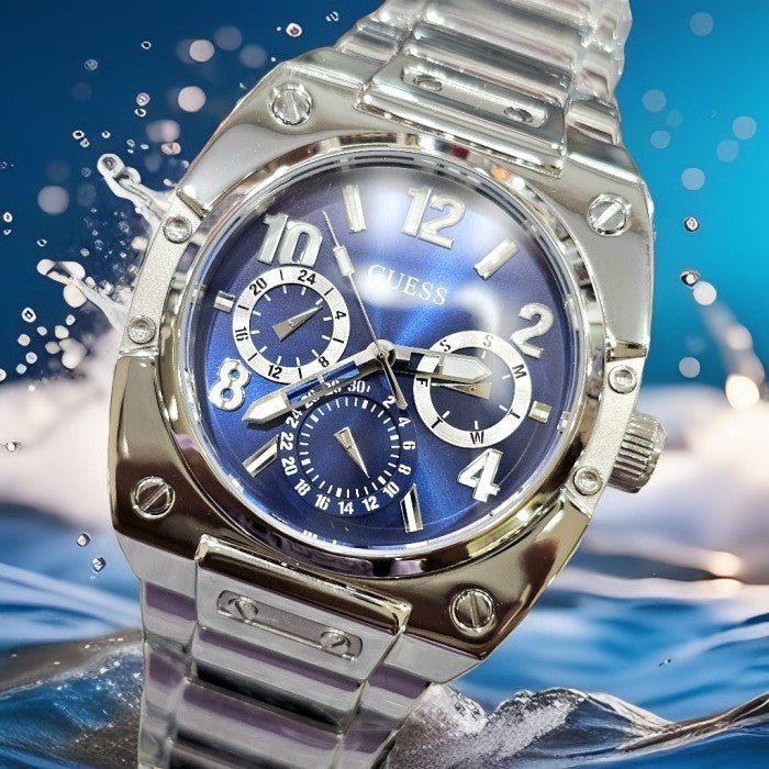 Montre GUESS Homme – poli subtil