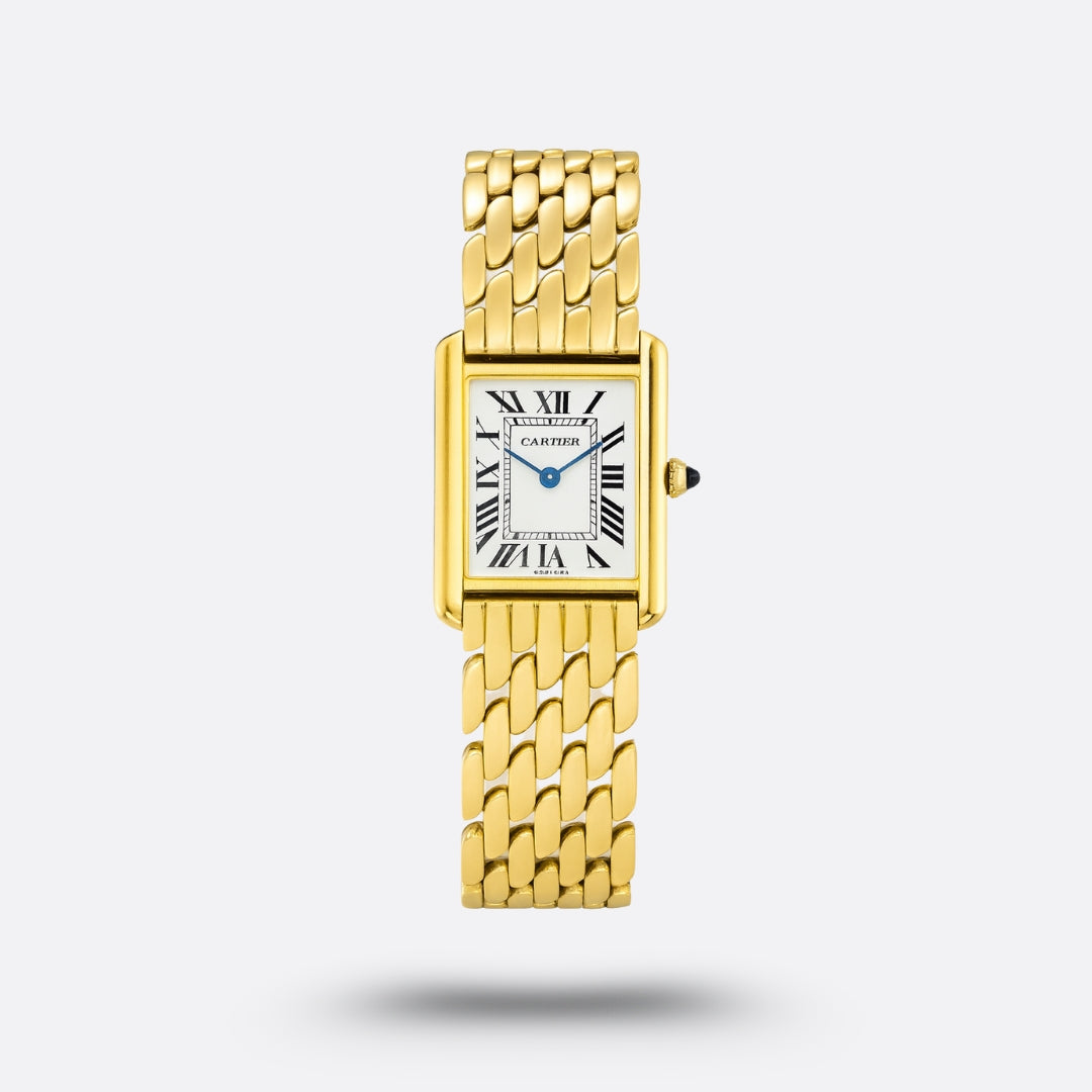 Tank Louis Cartier or jaune