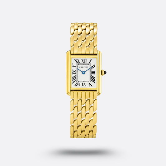 Tank Louis Cartier or jaune