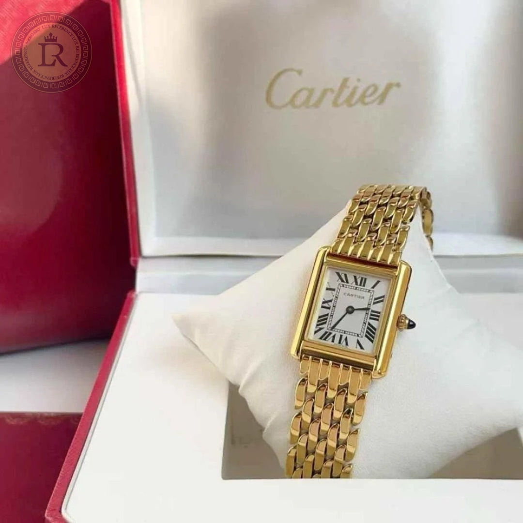 Tank Louis Cartier or jaune
