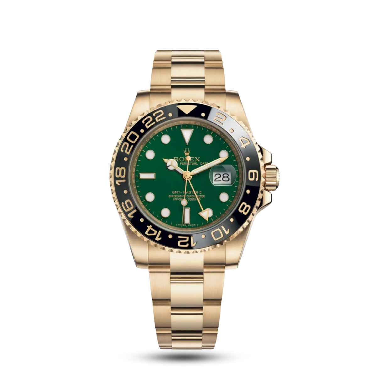 RX GMT‑MASTER II Vert/Or Jaune