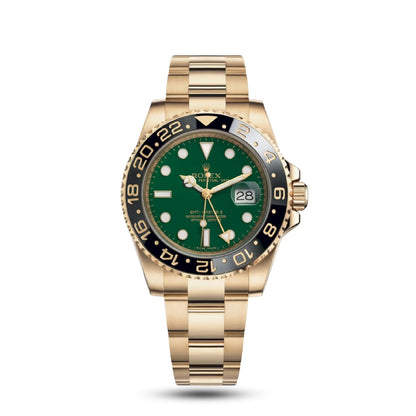 RX GMT‑MASTER II Vert/Or Jaune