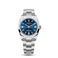 Rolex Oyster Perpetual Blue Dial Domed Bezel 36mm 126000