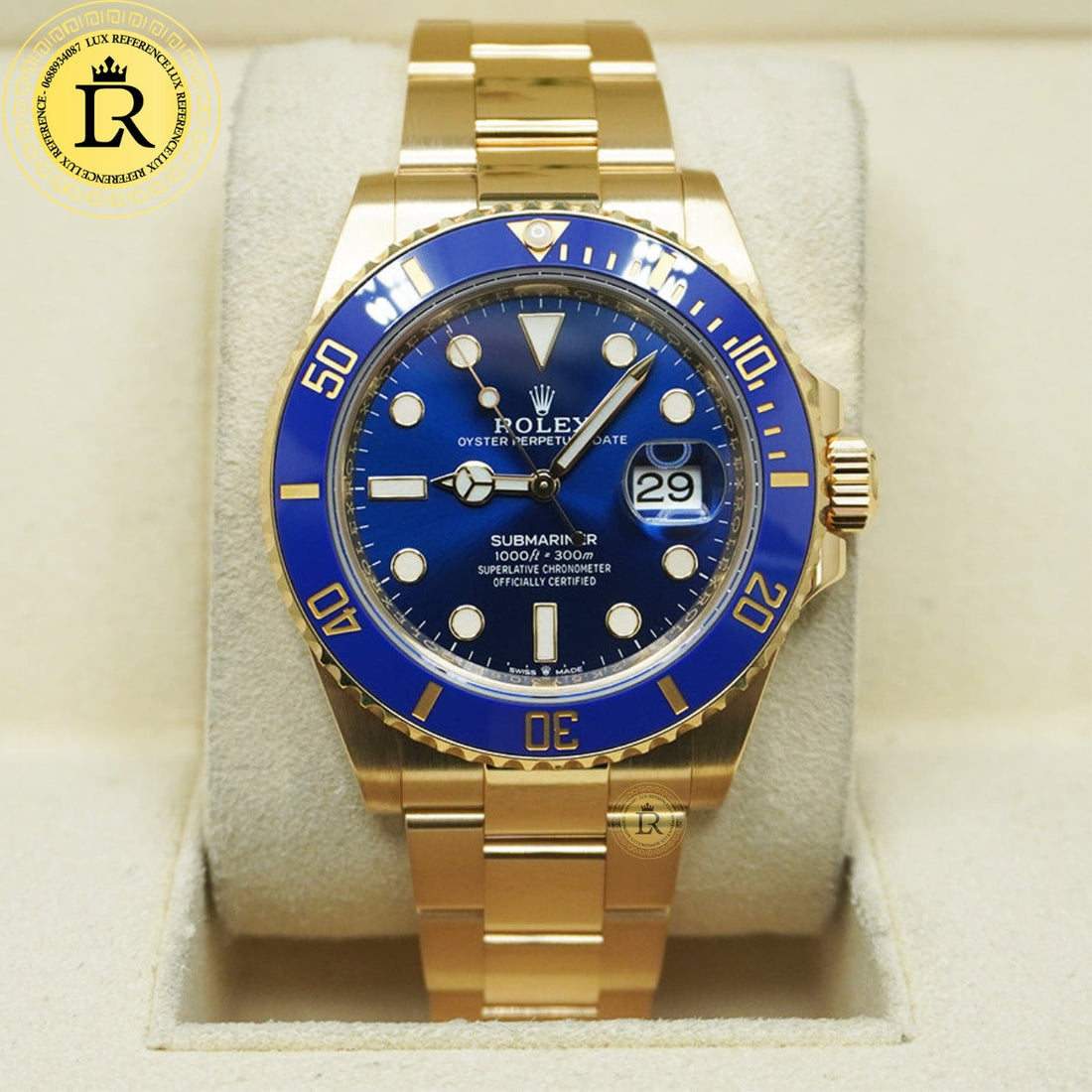 Rolex Yellow Gold Submariner Date Watch
