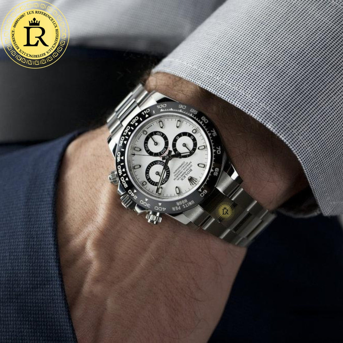 Daytona Cosmographe Fond Blanc Montre Pour Homme