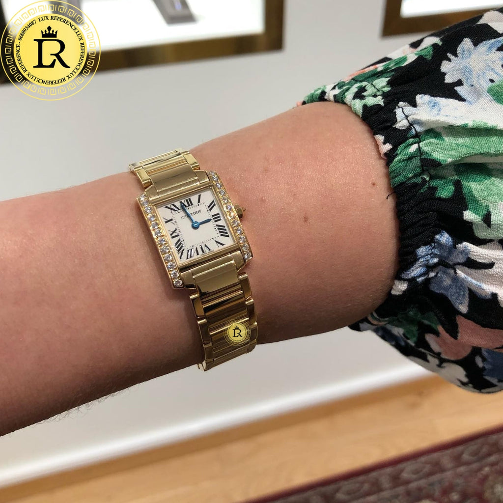 Cartier Tank Francaise Serti
