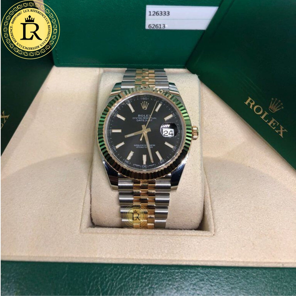 RX Datejust 126333-0014 Fond Noir Jubilée 41 mm