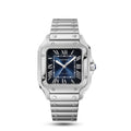 Montre Santos de Cartier bleu