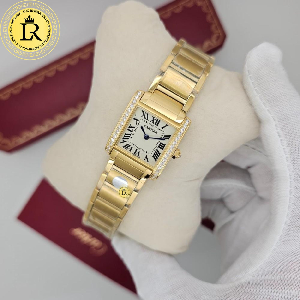 Cartier Tank Francaise Serti