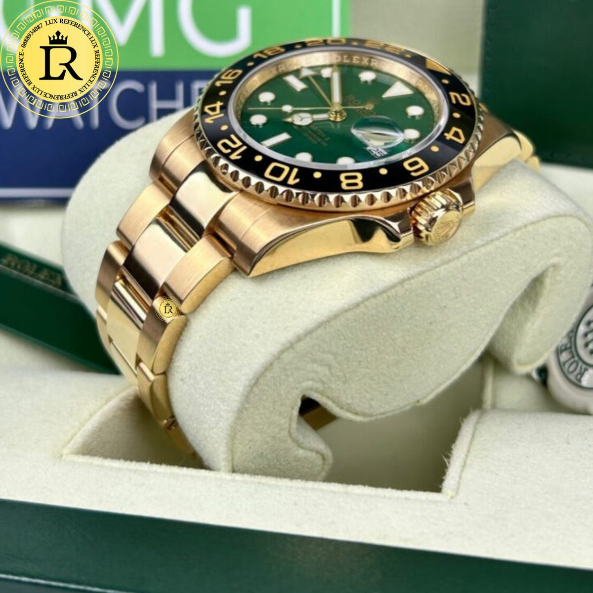 RX GMT‑MASTER II Vert/Or Jaune