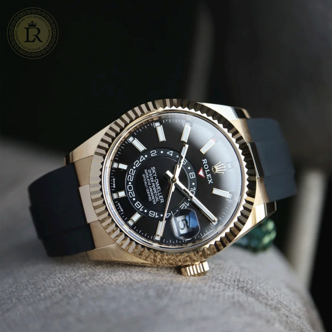 Rolex Sky-Dweller 326238 Or Jaune, Cadran Noir