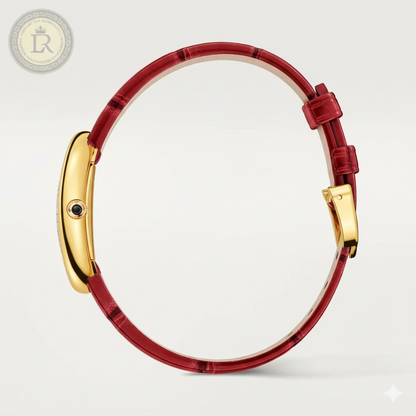 Montre Baignoire Rouge