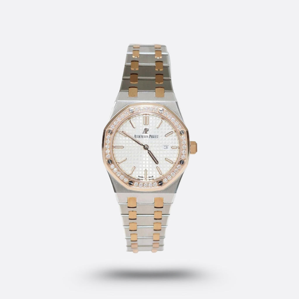 Audemars Piguet Royal Oak – Bicolore avec Lunette Sertie de Diamants