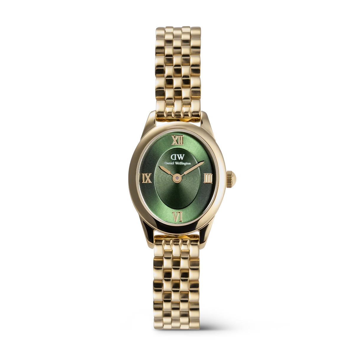 Daniel Wellington Ophelia Mini 22 watch DW00100804 FULL GOLD / SAPHIR GREEN