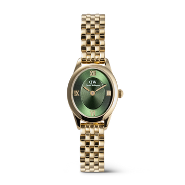 Daniel Wellington Ophelia Mini 22 watch DW00100804 FULL GOLD / SAPHIR GREEN