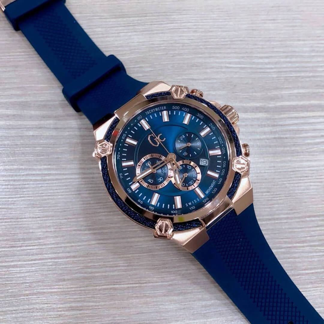 Montre GC Y24006G7 Chronographe Homme Silicone sport