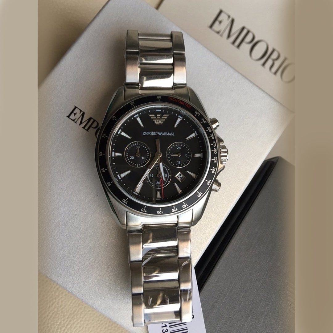 MONTRE Emporio Armani SIGMA BLACK CHRONOGRAPH AR6098