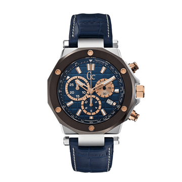 Montre Gc X72025G7S – Montre Chronographe Bleue Homme