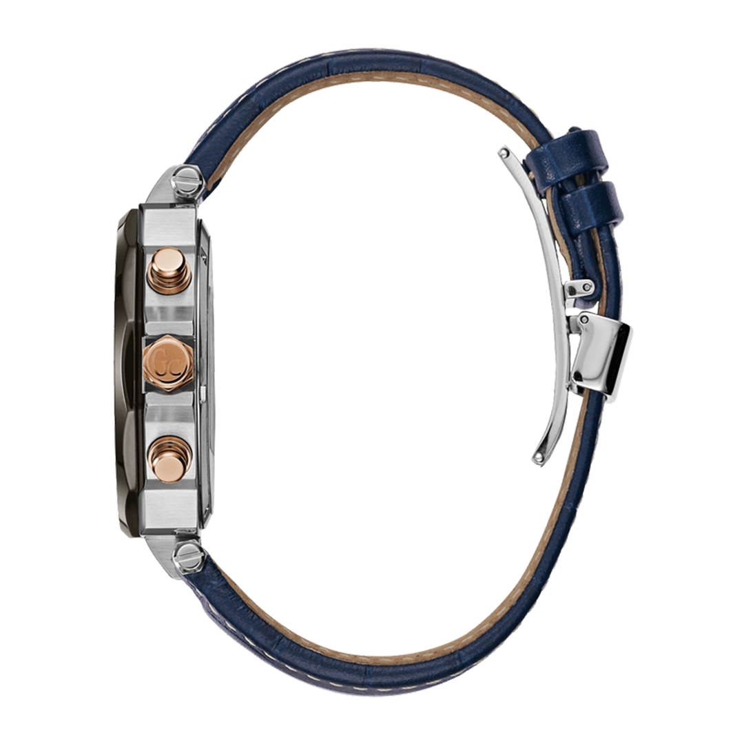 Montre Gc X72025G7S – Montre Chronographe Bleue Homme