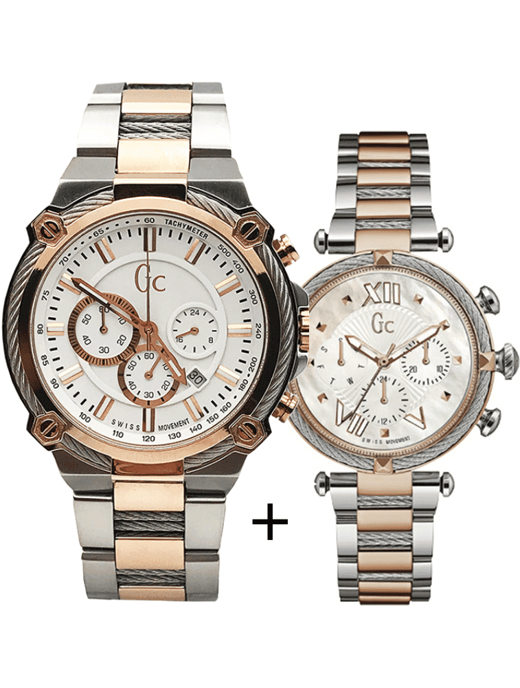 Pack 2 montres Gc Guess Collection Y24002G2MF+Y16002L1