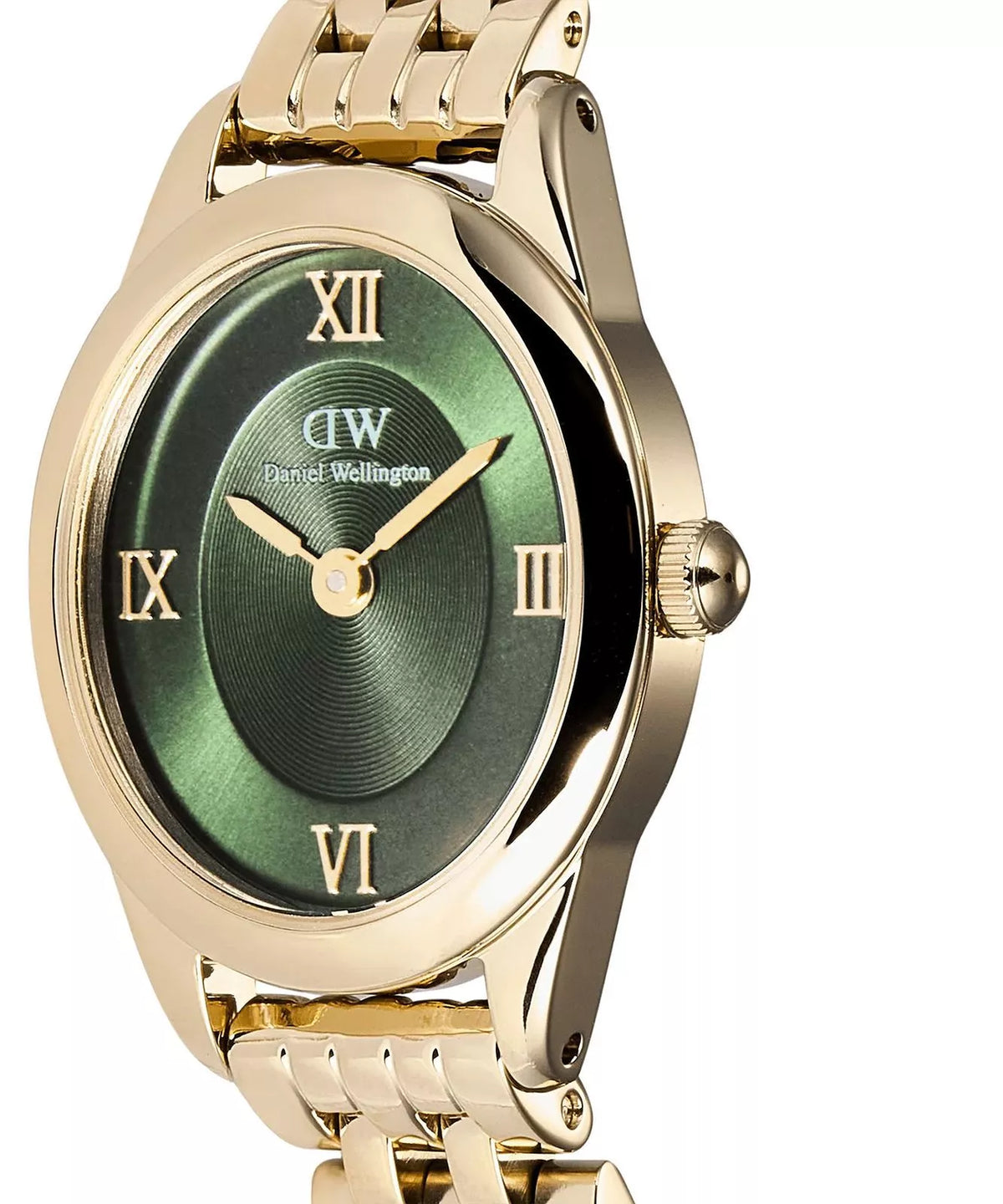 Daniel Wellington Ophelia Mini 22 watch DW00100804 FULL GOLD / SAPHIR GREEN