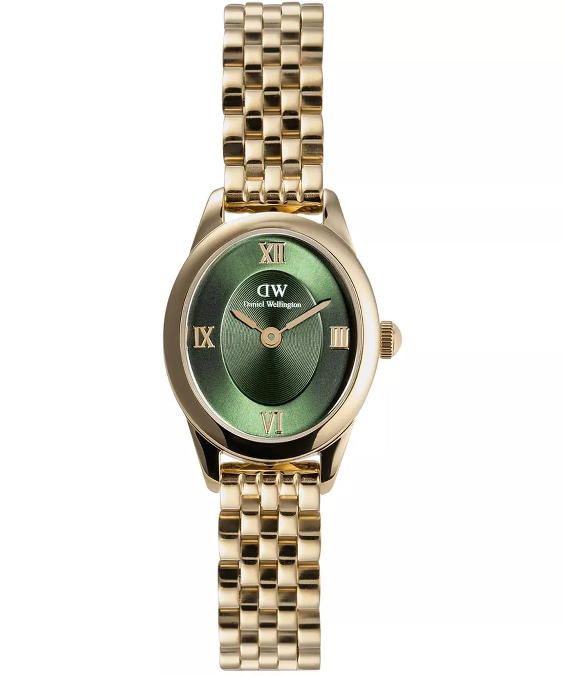 Daniel Wellington Ophelia Mini 22 watch DW00100804 FULL GOLD / SAPHIR GREEN