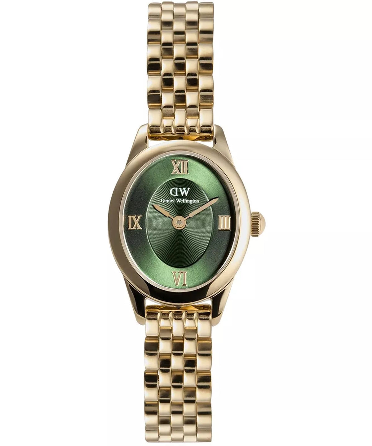 Daniel Wellington Ophelia Mini 22 watch DW00100804 FULL GOLD / SAPHIR GREEN