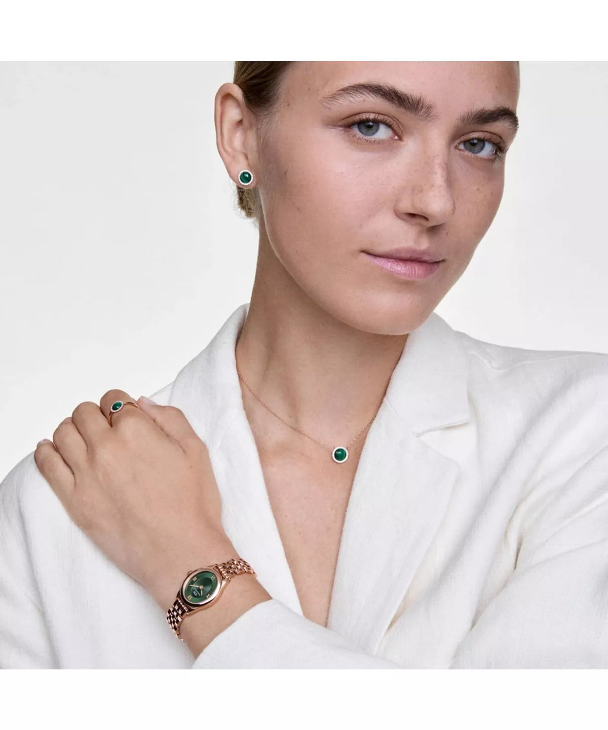 Daniel Wellington Ophelia Mini 22 watch DW00100806 FULL BRONZE / SAPHIR GREEN