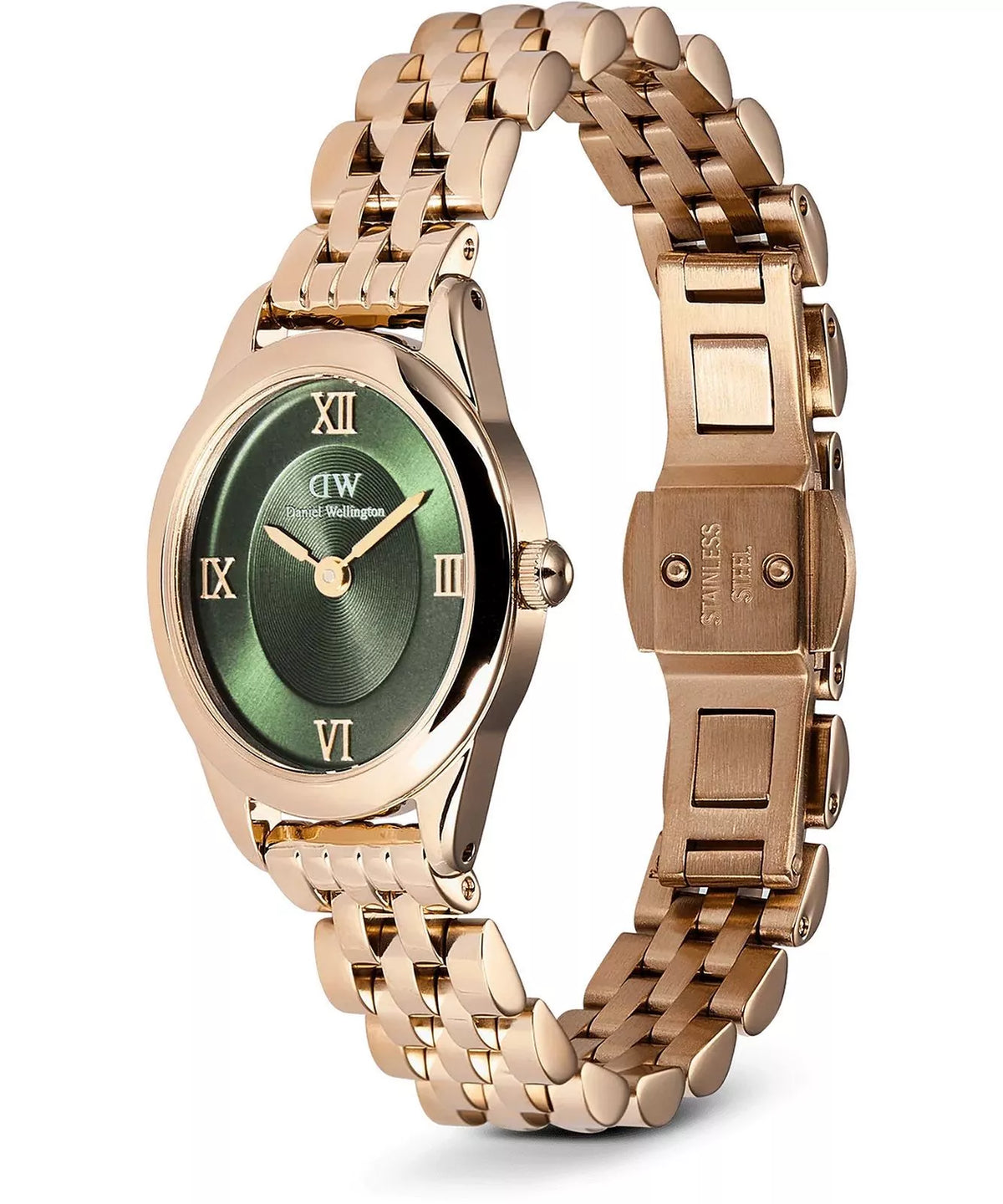 Daniel Wellington Ophelia Mini 22 watch DW00100806 FULL BRONZE / SAPHIR GREEN