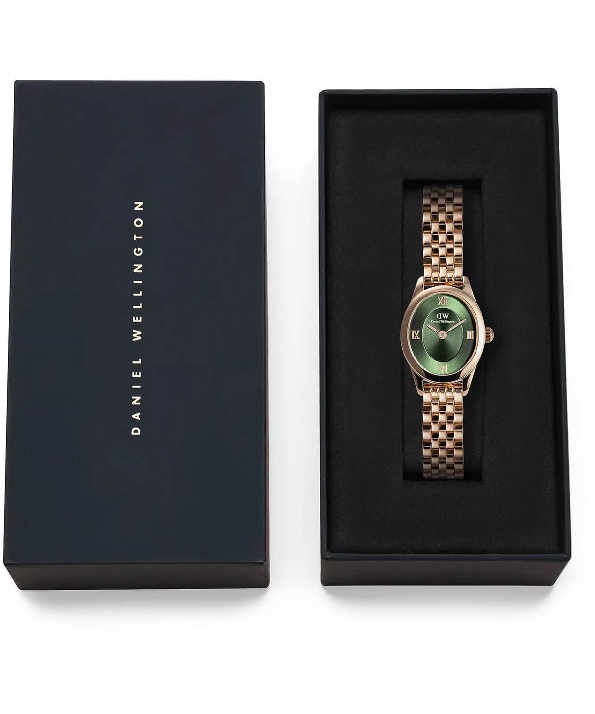 Daniel Wellington Ophelia Mini 22 watch DW00100806 FULL BRONZE / SAPHIR GREEN