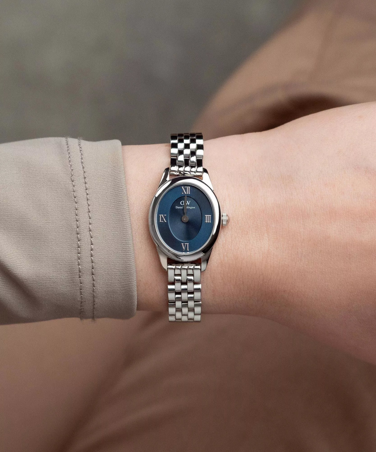 Daniel Wellington Ophelia Mini 22 watch DW00100807 FULL WHITE / SAPHIR BLUE